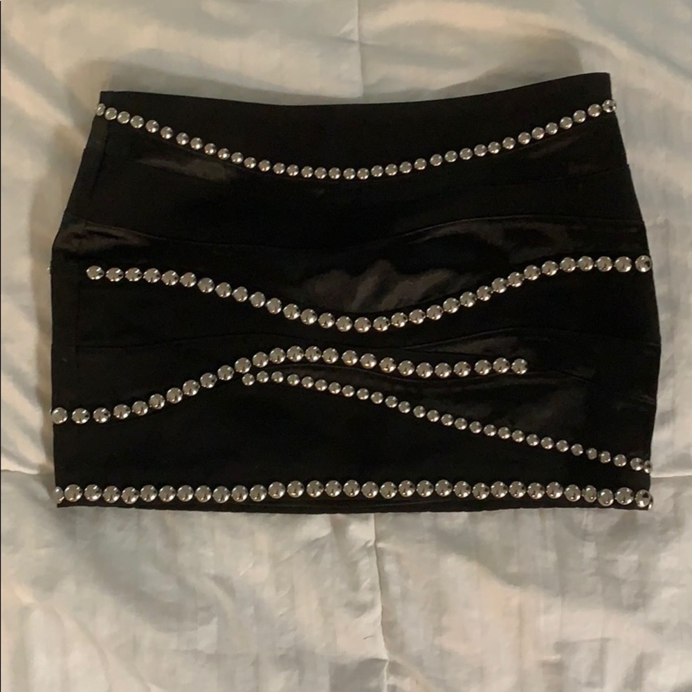 Rock & Republic Mini Skirt, Studded